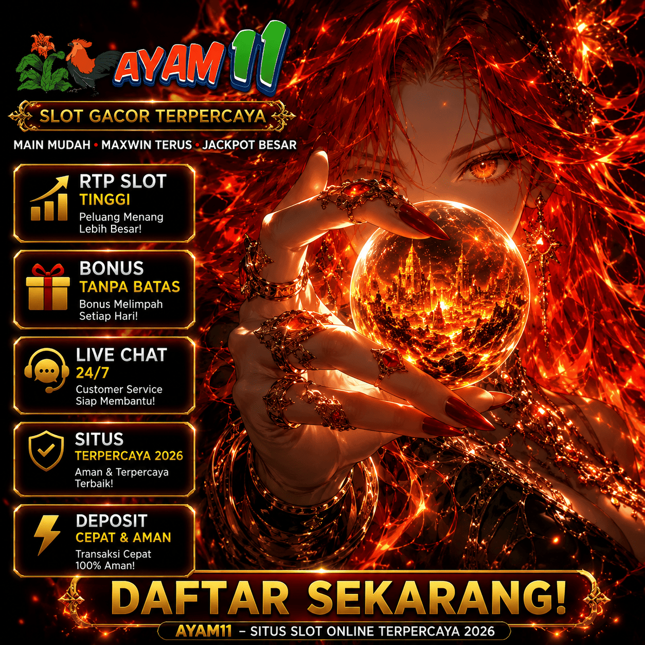AYAM11 - Platform Game Slot Online Terbaik dan Terpercaya Sedang Onfire.
